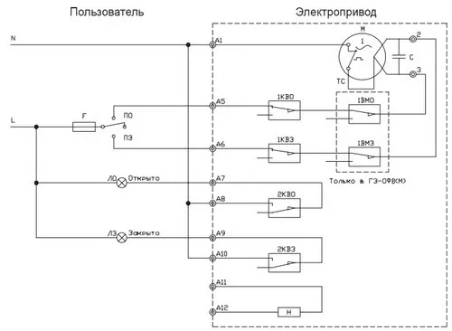 Электрическая схема подключения 220 В Электрическая схема подключения 220 В