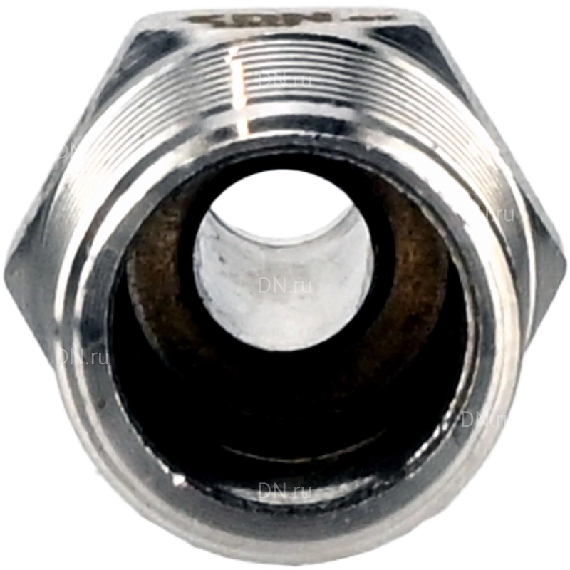 Штуцер елочка BF31-T-3/4-20 3/4″х20мм Ду20 Ру16 шланговый, корпус - нержавеющая сталь AISI 304 (CF8), присоединение - наружная резьба/штуцер