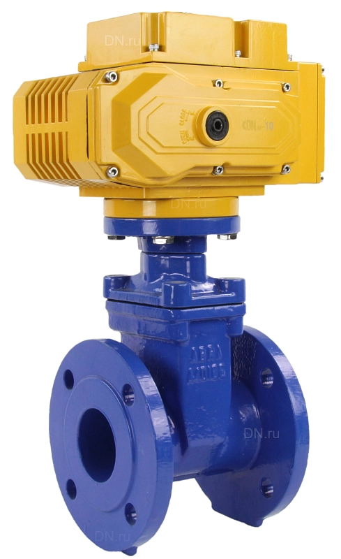 Задвижка клиновая ABRA A40 Ду300 Ру16 фланцевая, клин - обрезиненный, шпиндель - невыдвижной, корпус - чугун, уплотнение - EPDM, с электроприводом MT-N-030EM-О1-220VAC-У1