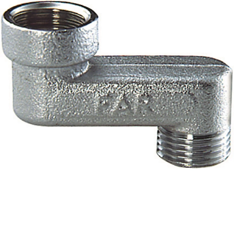 Эксцентрик латунный FAR FC 5560 3/8″x3/8″ Ду12x12 Ру10 Длина – 6 см, НР-ВР хромированный